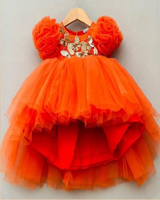 Buy Orange  Black Dresses  Frocks for Girls by MUHURATAM Online  Ajiocom